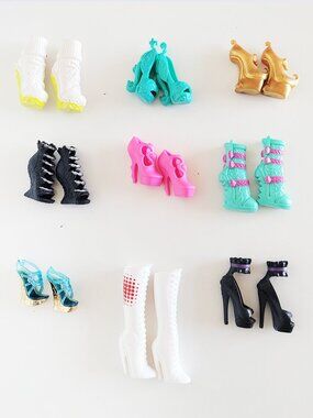 Monster High and Other Brand Lot of Shoes 4